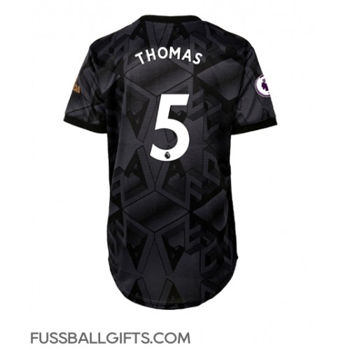 Arsenal Thomas Partey #5 Fußballbekleidung Auswärtstrikot Damen 2022-23 Kurzarm